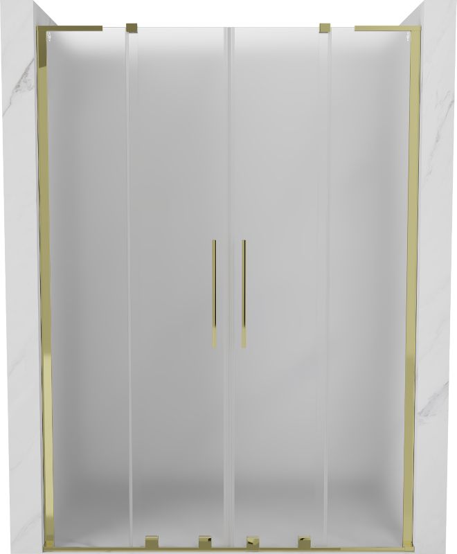 Drzwi prysznicowe Mexen Velar L złote 140 cm 1 szt.