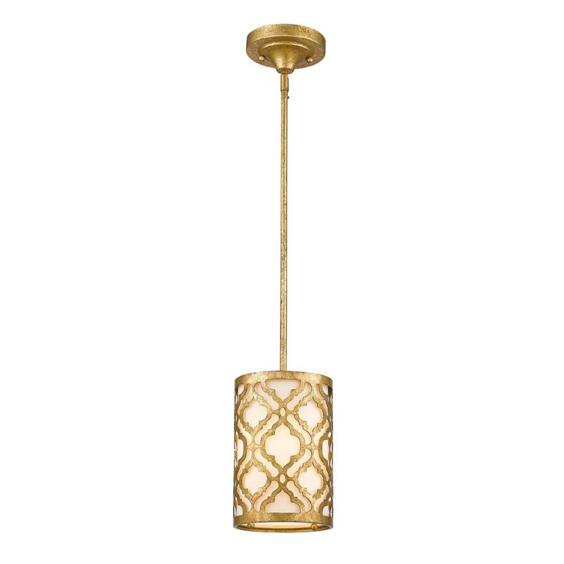 Lampa wisząca Gilded Nola Arabella postarzane złoto wym: 137,2 x 17,1 x 17,1 cm 1xE27 x 60W 1 szt.