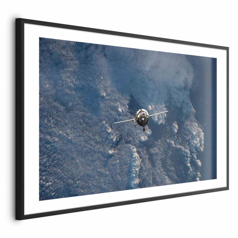 Plakat Artgeist Błękitna planeta 60x40 cm z ramą czarną 1 szt