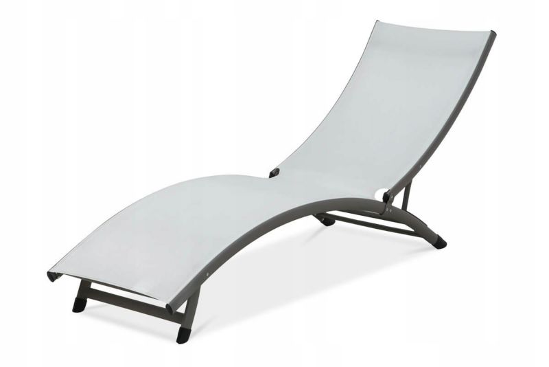 Leżak Ogrodowy Focus Garden Składany Plażowy Tarasowy STAR na Basen Ogród Pearl 1 szt