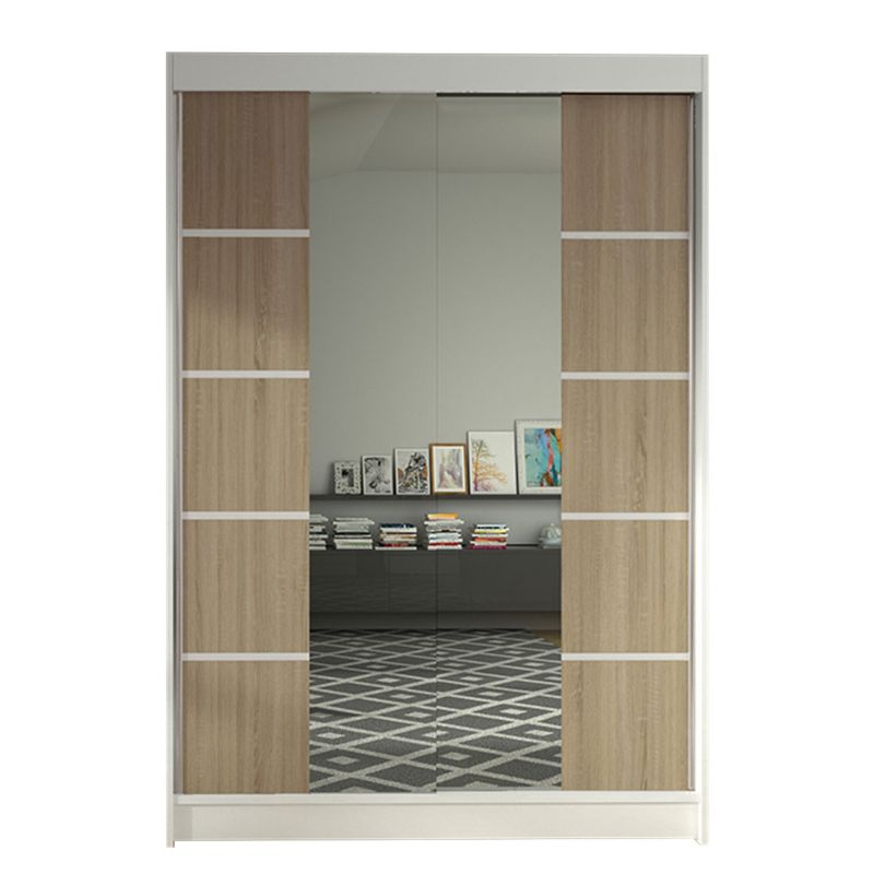 Szafa MIRJAN 24 z drzwiami przesuwnymi Lino V biały/dąb sonoma 1 szt.