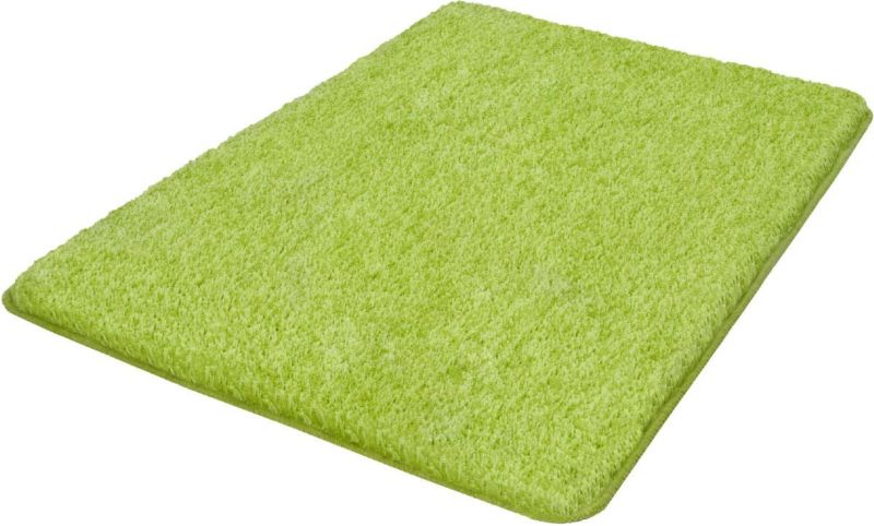 Dywanik łazienkowy Kleine Wolke Seattle 65x55 cm, zielony, poliester, antypoślizgowy 1 szt.