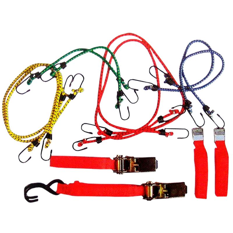 Taśmy i ściągacze do bagażu Top Tools 12 szt. 1 kpl