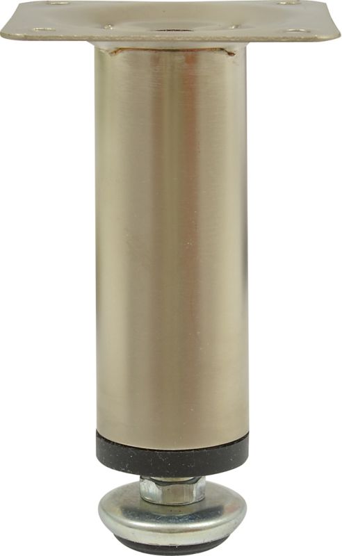 Noga meblowa Form D-100 100 mm nikiel satyna