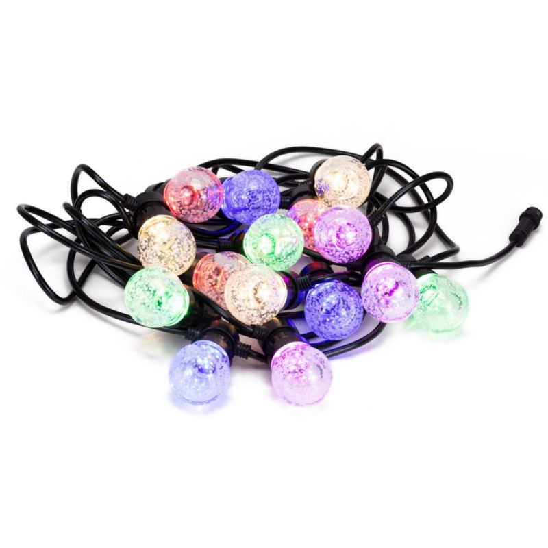 Lampki choinkowe Springos 15 Led żarówki zewnętrzne solarne 10,5 m multikolor 1 kpl.