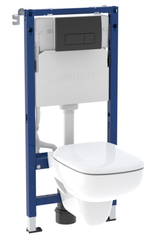 Zestaw podtynkowy Geberit Ina Delta 50 czarny mat