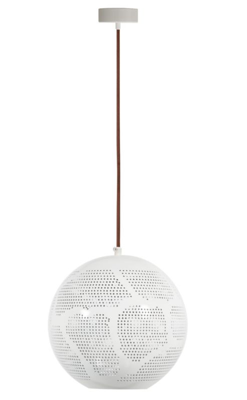 Lampa sufitowa Candellux Bene biała wym: 125 x 25 x 25 cm 1xE27 x 60W metal 1 szt.