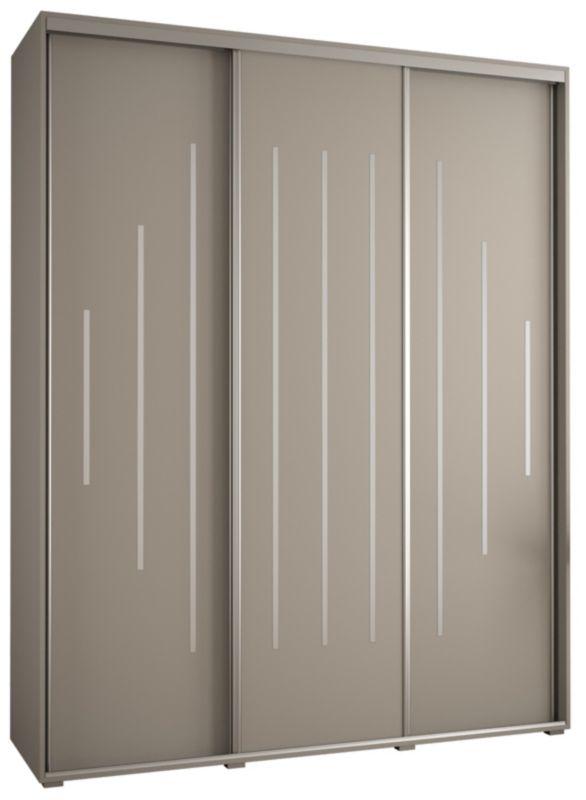 Szafa przesuwna Abiks 60 wysoka Dakota 12 190 kaszmir+kaszmir+sreb 1 szt