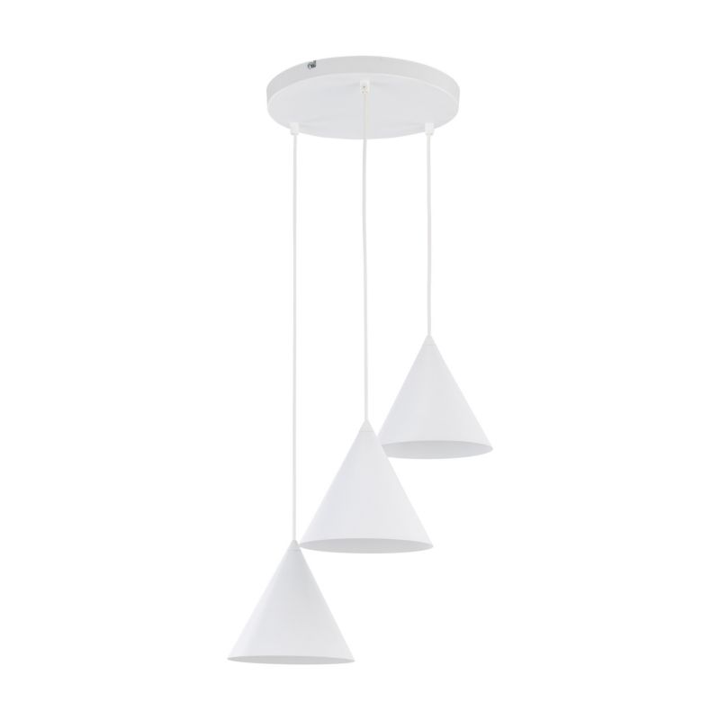 Lampa wisząca TK-Lighting Cono White 3 Koło - 1szt.