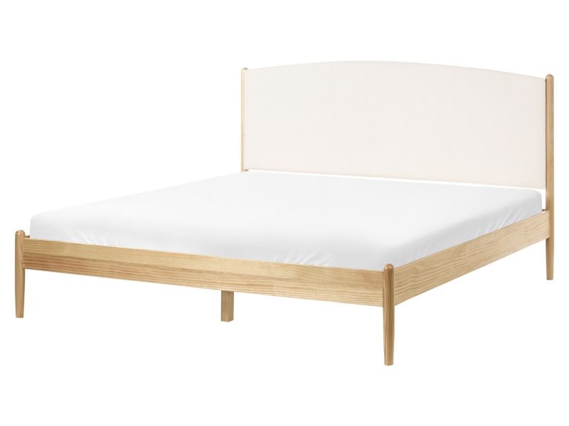 Łóżko Drewno sosnowe Clairac 160 x 200 cm Jasnobrązowy 1 szt.