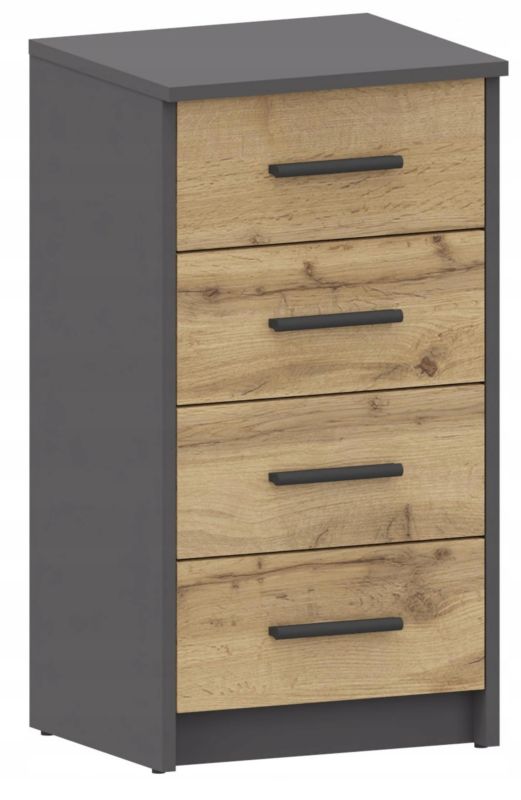 Komoda Matkam bodo 4S szafka 40 cm ufc antracyt-wotan 1 szt.
