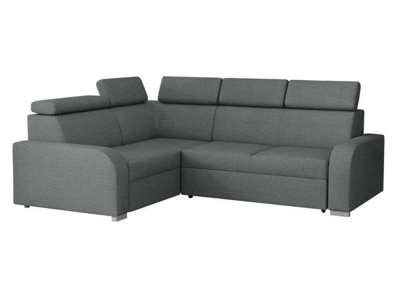 Narożnik z funkcją spania MIRJAN 24 Oslo 2rR1 80 ciemnoszary welur 1 szt.