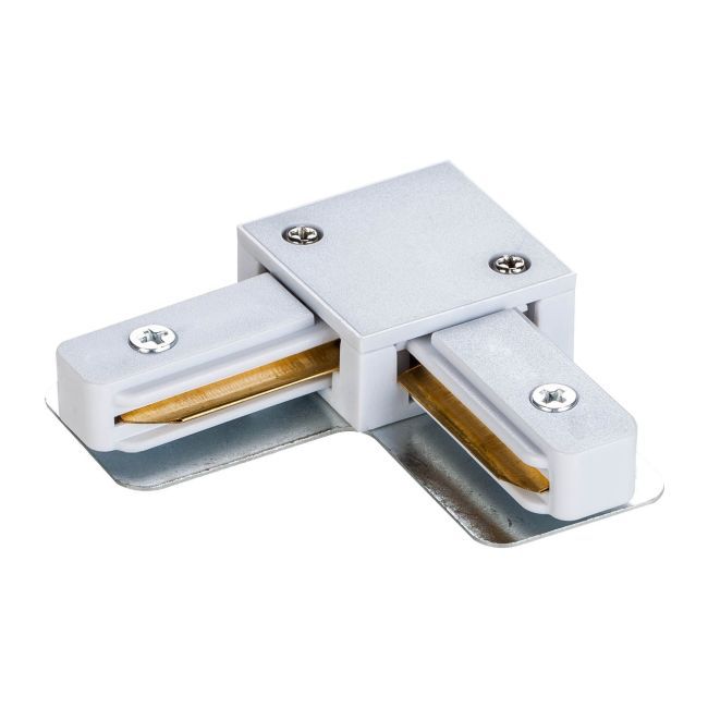 Łącznik typu L do szyny DPM X-Line Solid biały