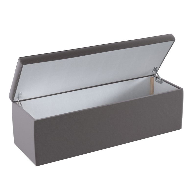 Skrzynia tapicerowana Dekoria 90 x 40 x 40 cm brązowy welwet 1 szt.