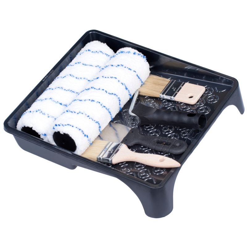 Zestaw malarski FAVORITE, BIG nr 15, wałek Mikrofibra 25 cm, do farb ceramicznych, akrylowych, lateksowych, 9 elementów