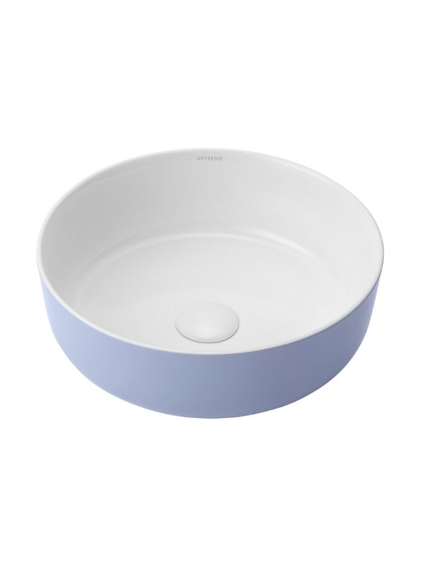 Umywalka nablatowa Uptrend SOFIA L niebiesko-biały połysk 1 szt.