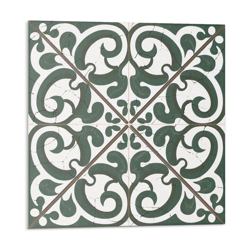 Kafelki samoprzylepne Wallfluent 50x50 cm Motywy zieleni w designie 4 szt.