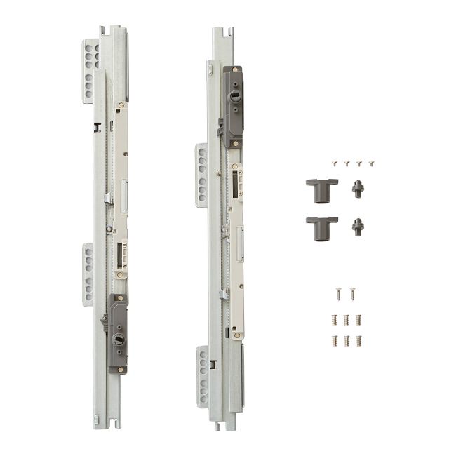 Prowadnica wciśnij-otwórz GoodHome Soto srebrna