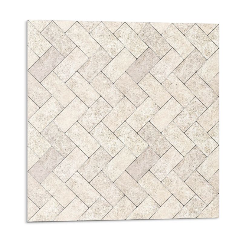 Kafelki samoprzylepne Wallfluent 30x30 cm Motyw jodełkowy w eleganckim stylu 9 szt.