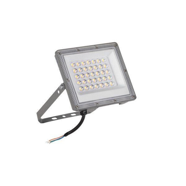 Naświetlacz LED Kanlux szary LED 30W 3000/4000/6500K 2400/3240/2910lm IP65 wym: 17,6 x 17,1 x 2,6 cm aluminium - 1 szt.