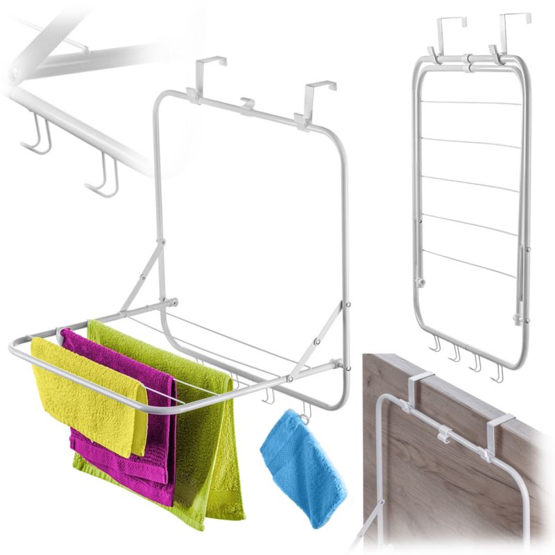Suszarka KADAX ścienna na pranie, 62 x 51 cm, biała 1 szt.