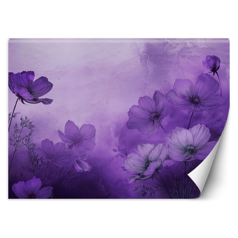 Fototapeta Feeby Fioletowe kwiaty na łące 250x175 1 szt