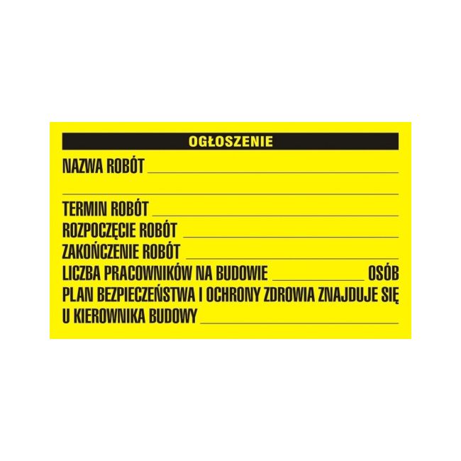 Tablica na ogłoszenia