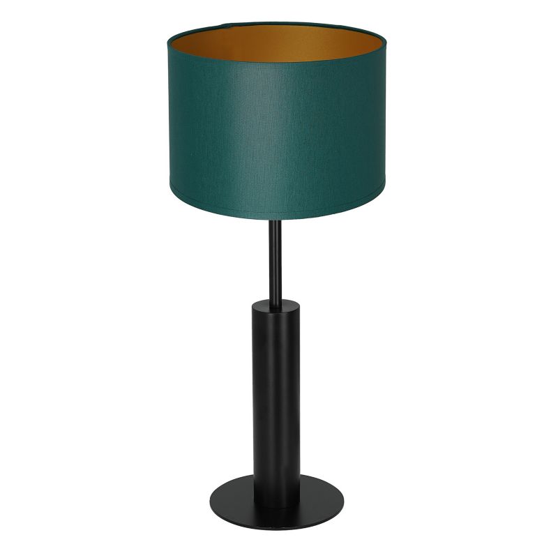 Lampa stołowa Luminex Table Lamps czarny mat-zielona-złota 1 x E27 x 15W IP20 wym: 58 x 25 x 25 cm metal - 1 szt.