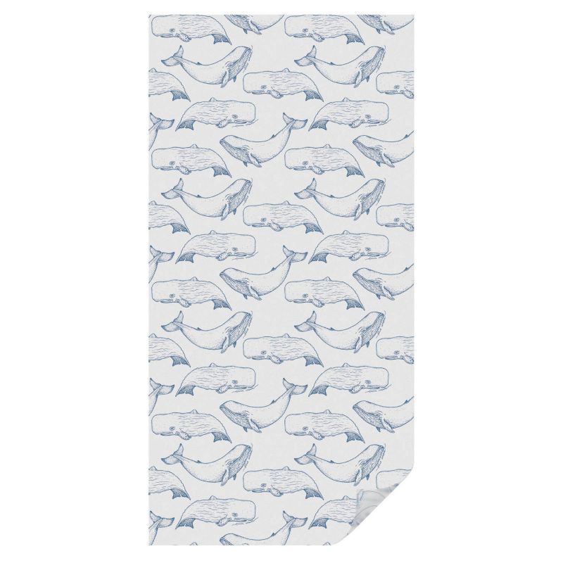 Dekoracyjna Folia Mleczna Tulup 50x100 cm Zapewnia Prywatność Eleganckie wieloryby klasyczna symetria 1 rol.