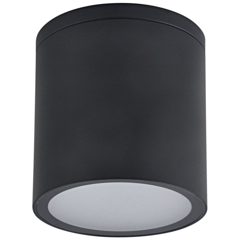 Lampa sufitowa zewnętrzna Polux Ohio czarna 1 x GU10 x 10W IP54 wym: 9,4 x 9 x 9 cm - 1 szt.