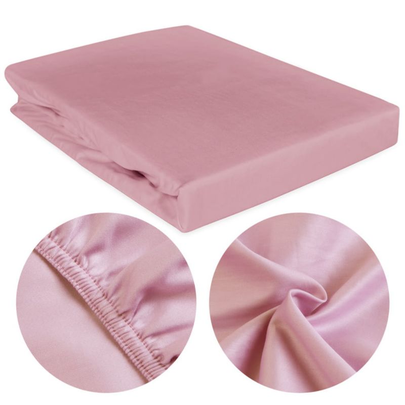 Prześcieradło satynowe z gumką Darymex 200x220 kolor Wrzos 1 szt.