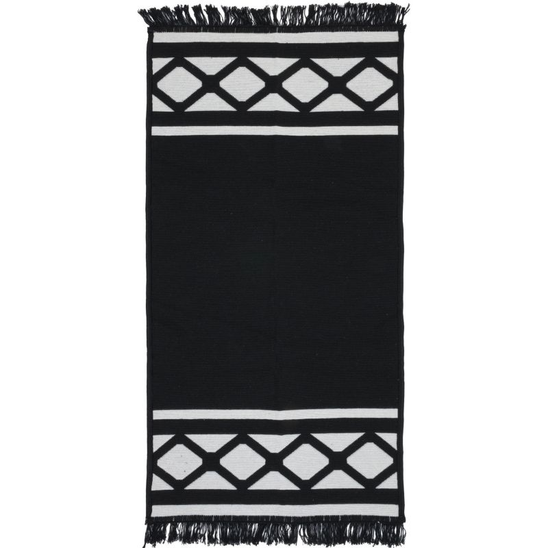 Dywan Kilim Nord 60x120 cm e-floor Grecki czarny 1 szt