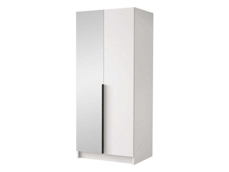 Szafa MIRJAN 24 z lustrem Bono II biały/czarny 1 szt.