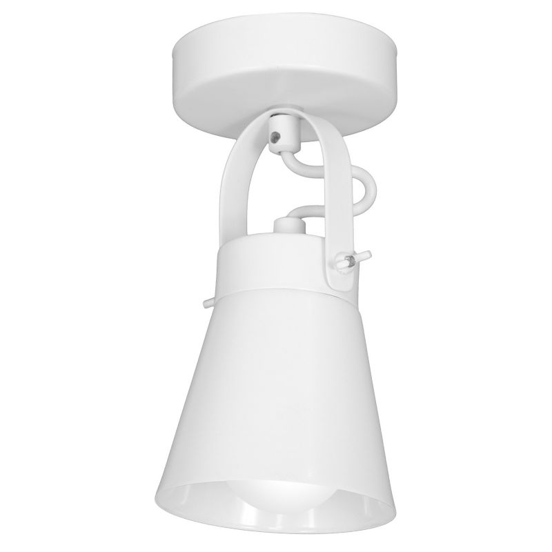 Lampa sufitowa Luminex Amos biały mat 1 x E27 x 15W wym: 20 x 10 x 23 cm - 1 szt.