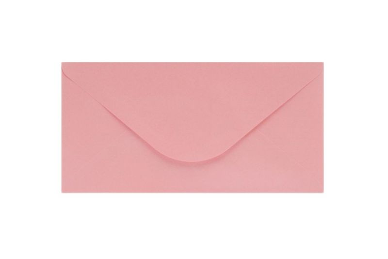 Koperty Ozdobne Neopak Perłowe Różowe DL Eleganckie Zaproszenia 50 szt.