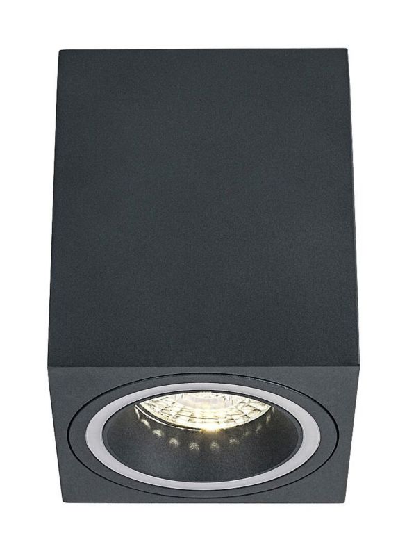 Reflektor spot Rabalux Kobald popielato-biały 1 x GU10 x IP20 wym: 10 x 8 x 8 cm - 1 szt.