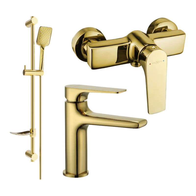 Zestaw prysznicowy Mexen Lynx złoty 745904DF62-50 1 szt.