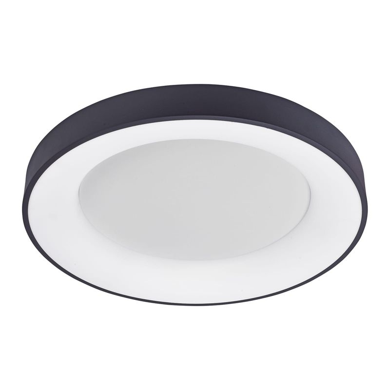 Plafon sufitowy Italux Giulia czarno-biały LED 50W 3000K 2750lm IP20 wym: 9 x 60 x 60 cm akryl - 1 szt.