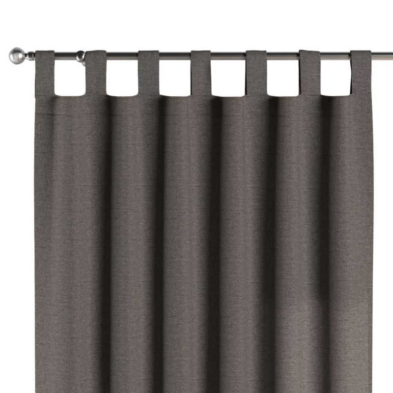 Zasłona na szelkach 1 szt. 130 x 245 cm Dekoria grafit 1 szt.