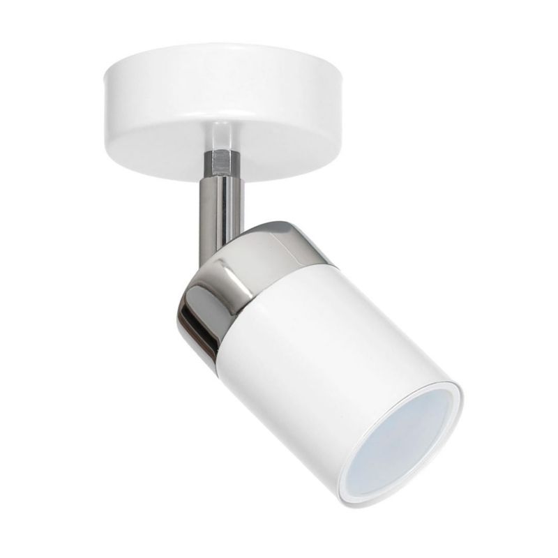 Kinkiet ścienny Milagro Joker biały chromowany 1 x GU10 x 40W IP20 wym: 13 x 11 x 11 cm - 1 szt.