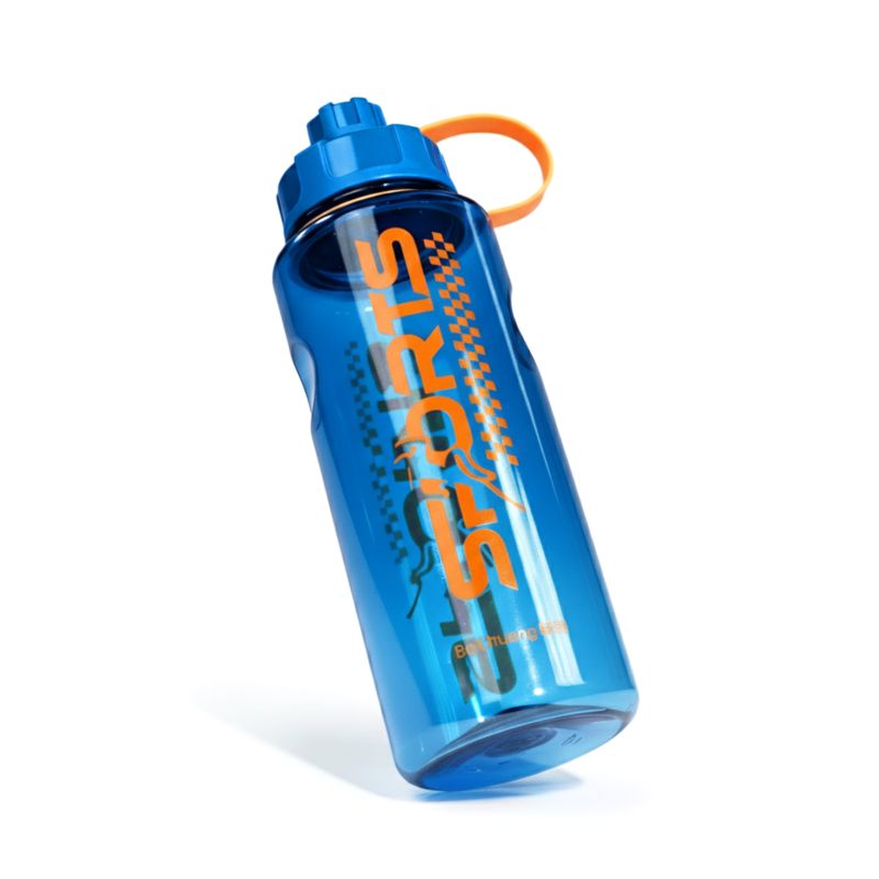 Butelka na wodę bidon sportowy na siłownię trening 1,1l niebieska