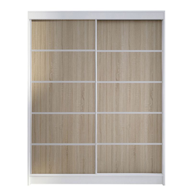 Szafa MIRJAN 24 z drzwiami przesuwnymi Camino IV biały/dąb sonoma 1 szt.