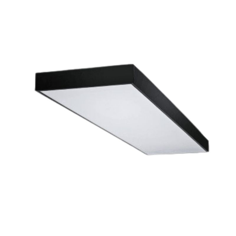 Plafon sufitowy nowoczesny Ecolight Downlight czarno-biały LED 50W 4000K 4500lm IP20 wym: 3,8 x 120 x 30 cm aluminium - 1 szt.