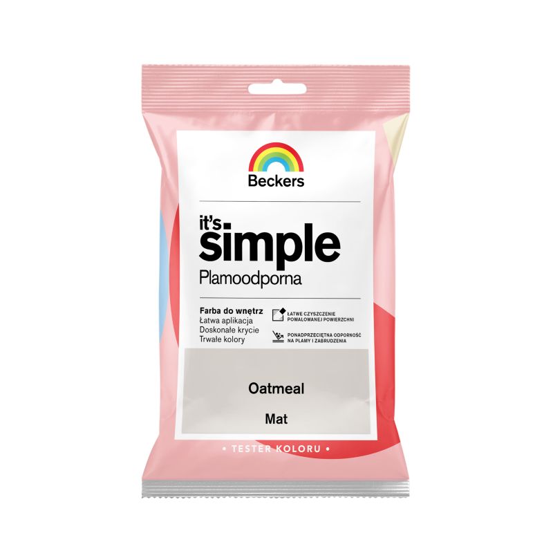 Tester farby kolorowej Beckers It's Simple oatmeal 0,05 l