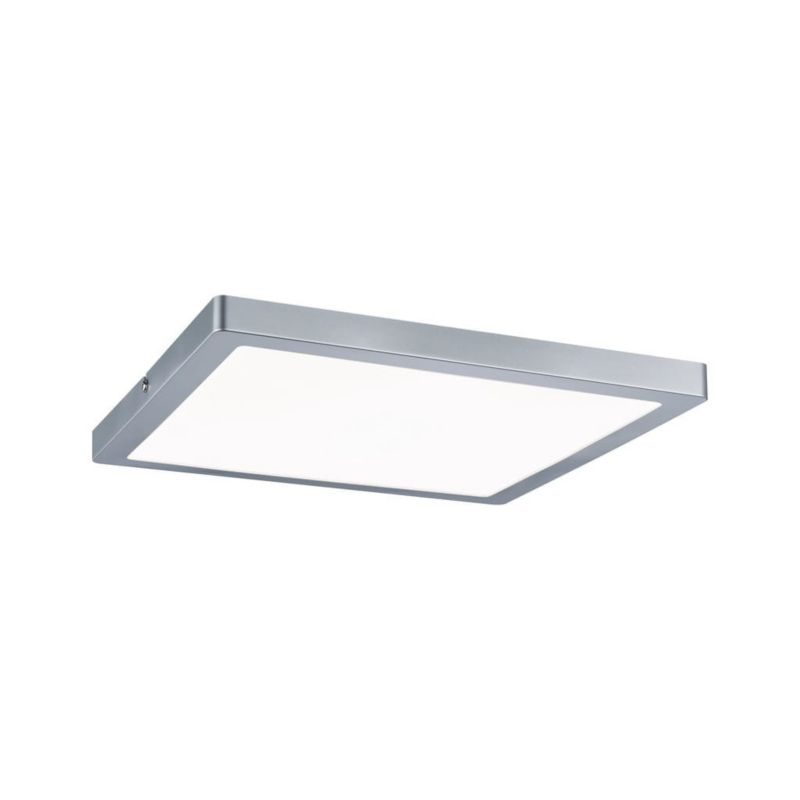 Plafon sufitowy nowoczesny Paulmann Atria chromowany LED 20W 4000K 1500lm IP20 wym: 2 x 30 x 30 cm tworzywo sztuczne - 1 szt.