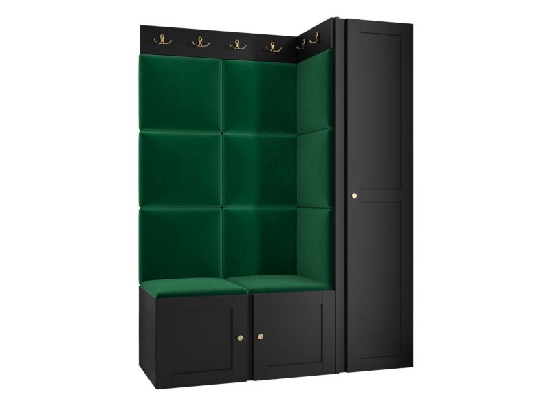 Zestaw MIRJAN 24 Orion Ramiro IX czarny + butelkowa zieleń 1 kpl.