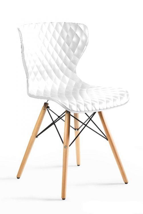 Krzesło Unique OPEN białe 1 szt