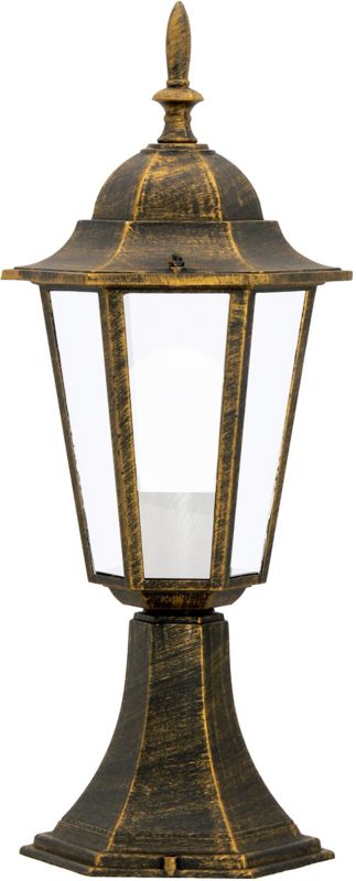 Lampa ogrodowa niska Polux Liguria 1 x 60 W E27 patyna