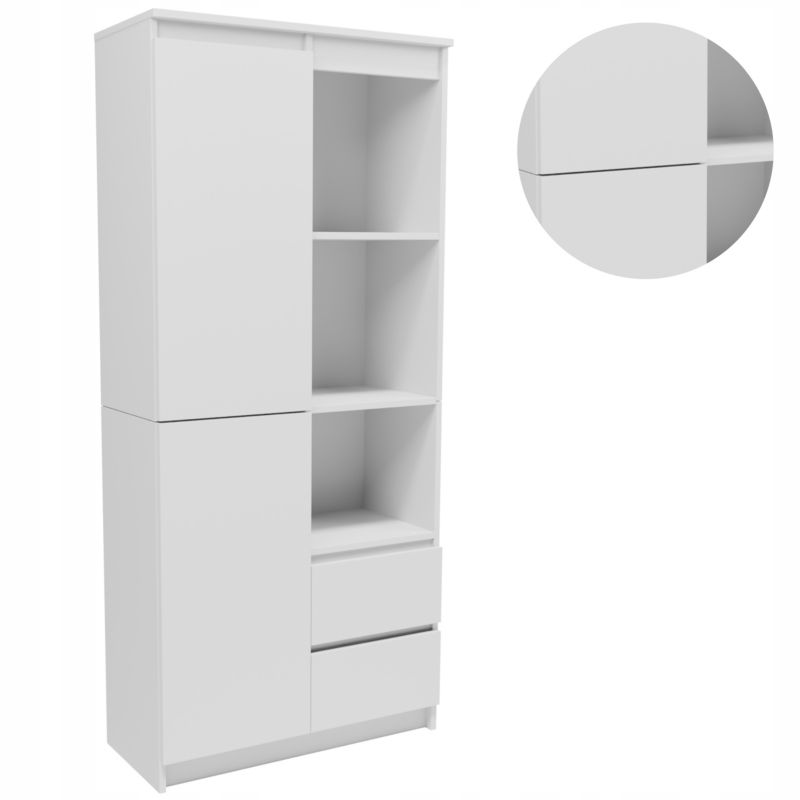 Regał Matkam stojący R1180BIA biurowy biały 1 szt.