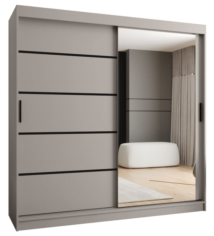 Szafa przesuwna Abiks RUBINO V2 200 kaszmir 1szt.